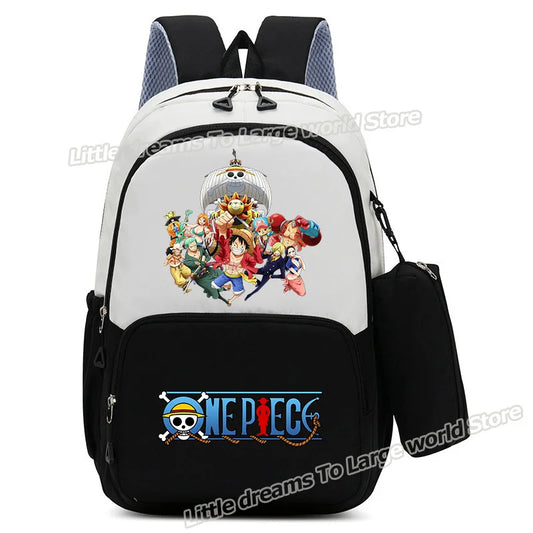 One Piece-rugzak – Feestelijke illustratie van de One Piece-crew