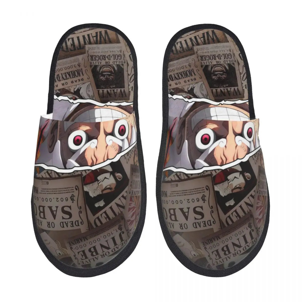 One Piece-pantoffels - ontwerp van Sabo, Luffy & Ace (broers)