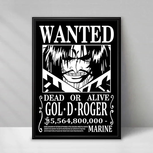One Piece Wanted-poster - Gol D. Roger (Koning van de Piraten)