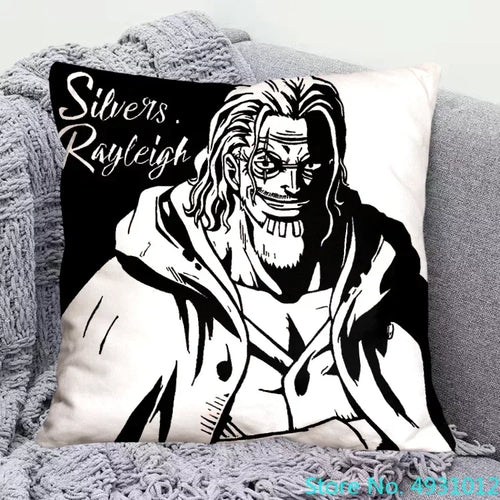 One Piece-kussenhoes - Silvers Rayleigh (Donkere Koning)