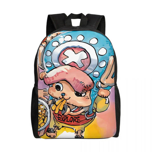 One Piece-rugzak – Tony Tony Chopper kleurrijke illustratie