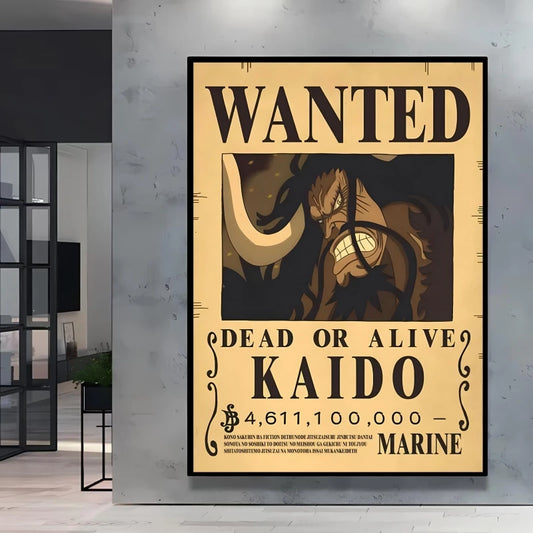 One Piece Wanted-poster - Kaido van de Honderd Beesten