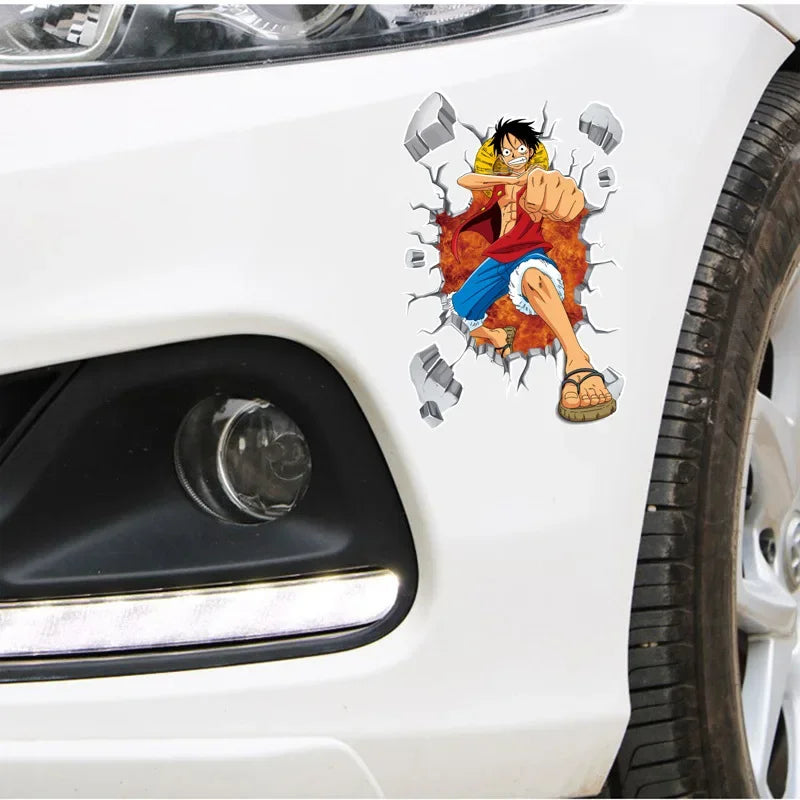 One Piece-autoaccessoire - Luffy-figuur voor ventilatierooster