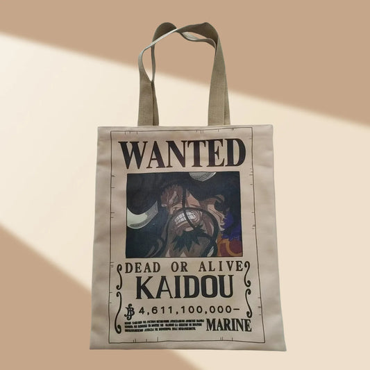 One Piece-tote bag – vintage gezocht-poster van Kaido