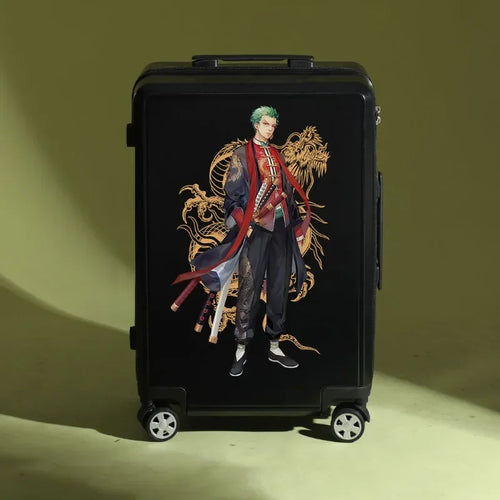 One Piece-koffer - Roronoa Zoro in gevechtshouding (zwart)