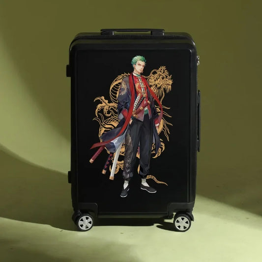 One Piece-koffer - Roronoa Zoro in gevechtshouding (zwart)