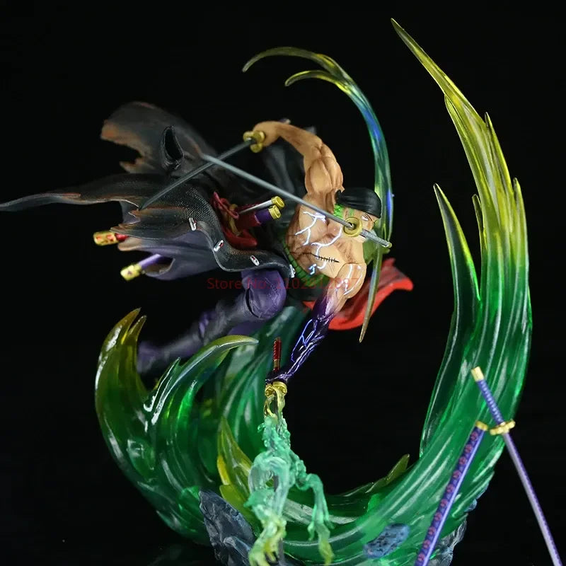 One Piece-figuur - Roronoa Zoro Ashura (groen snijeffect)