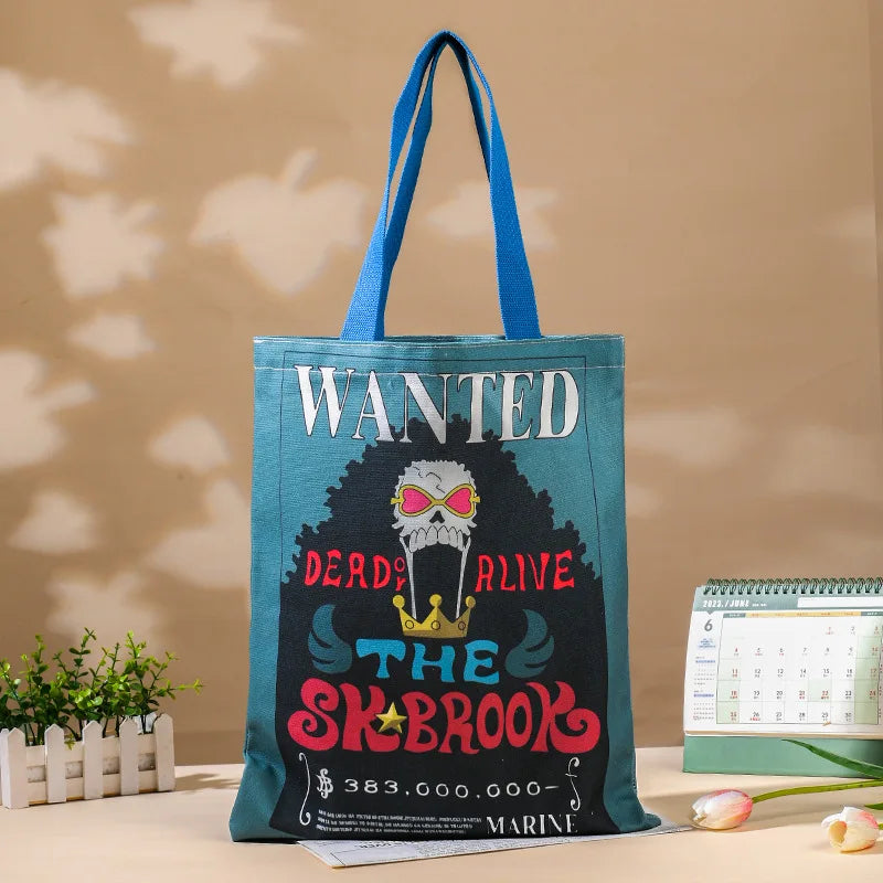 One Piece-tote bag – Brook als Soul King in rockstijl