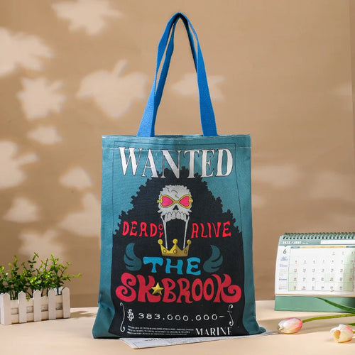 One Piece-tote bag – Brook als Soul King in rockstijl