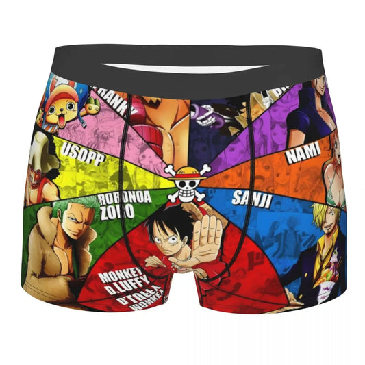 Boxershort - Personages in glas-in-loodstijl