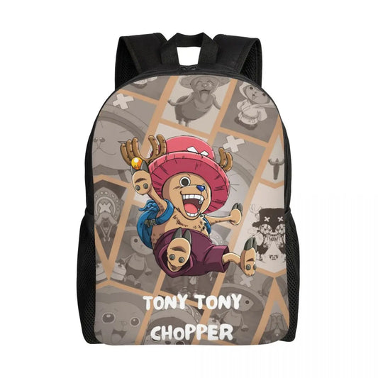 Tony Tony Chopper One Piece-rugzak – vintage-cartoonstijl