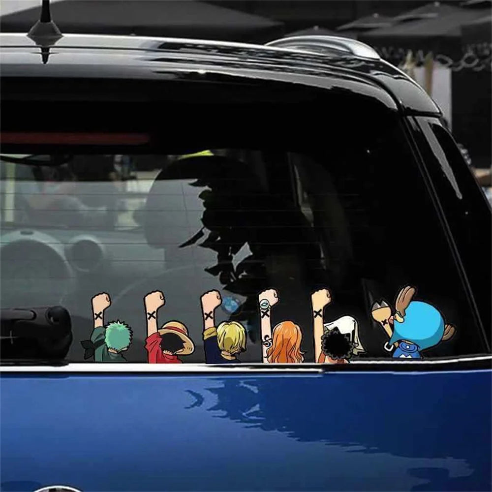 One Piece-sticker - Sanji's hand met sigaret (8x12cm)