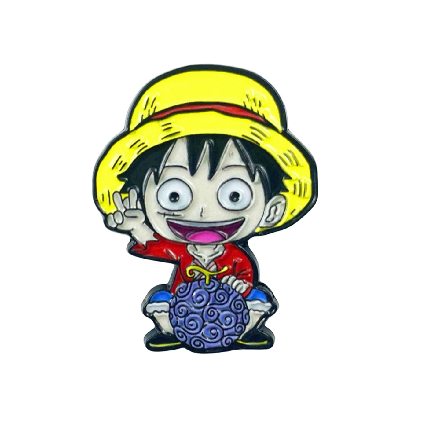 One Piece-speldje - Luffy in traditionele kleding uit Wano Kuni