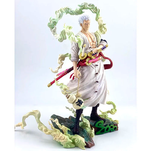 One Piece-figuur - Roronoa Zoro (groene effecten) (36cm)
