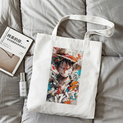 One Piece-draagtas – Luffy Intens Portret