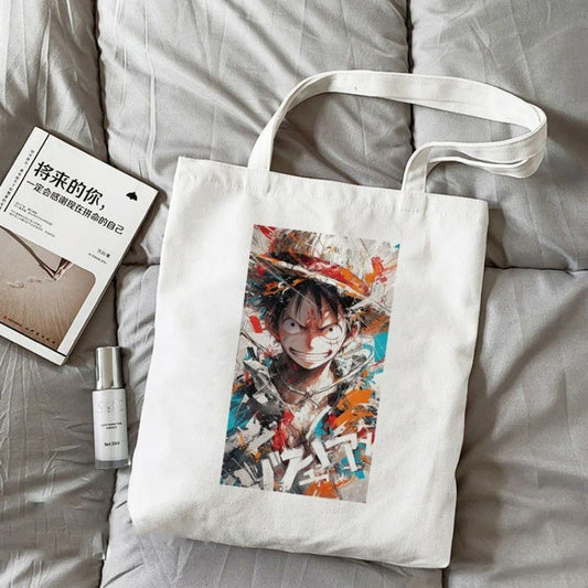One Piece-draagtas – Luffy Intens Portret