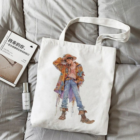 One Piece-draagtas – Luffy-avonturenillustratie