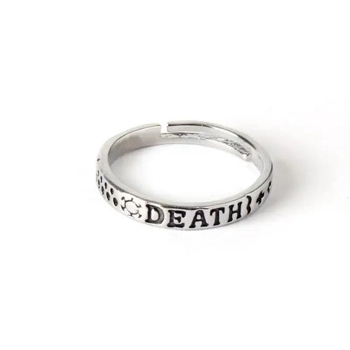 One Piece-ring – Trafalgar Law-inscriptie Death