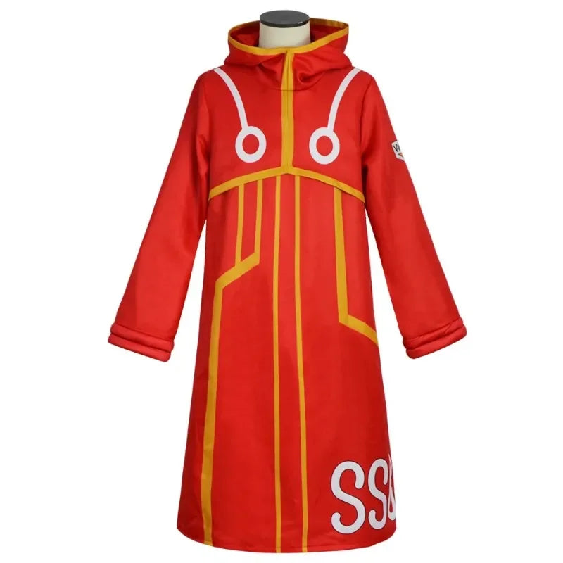 One Piece-kostuum - Egghead Island-outfit 2025 (Rood)