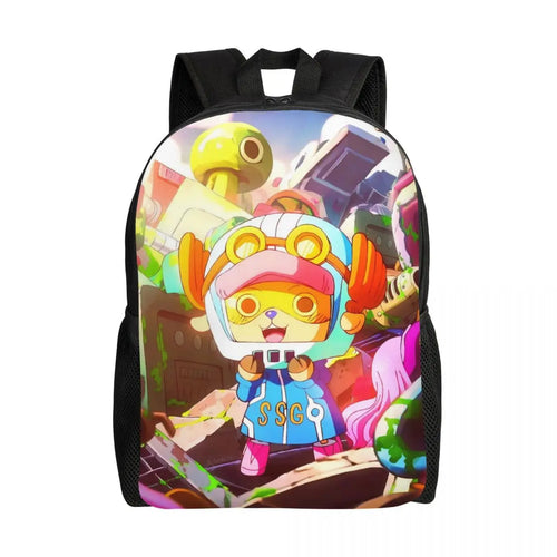 Tony Tony Chopper One Piece-rugzak – fantasierijke explosie van kleuren