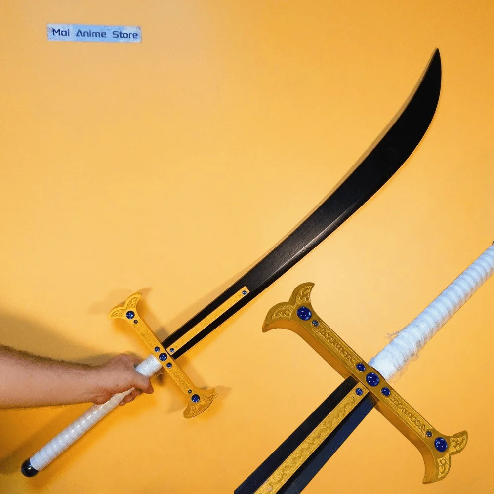 One Piece-zwaard - Zwart zwaard van Dracule Mihawk (110cm / 43 inch)