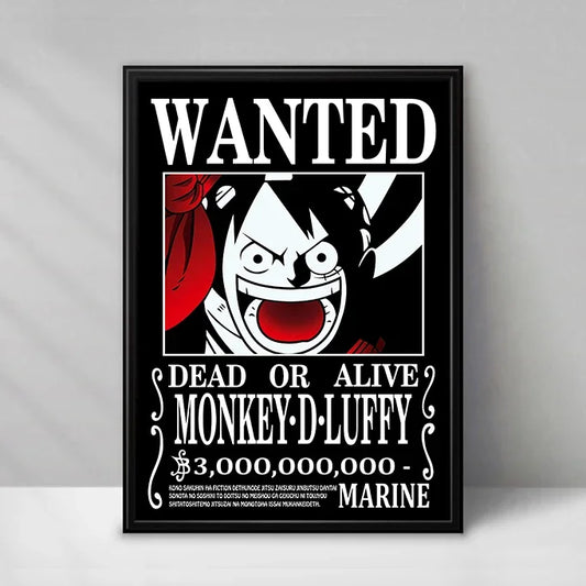 One Piece Wanted-poster - Monkey D. Luffy Gear 5 (holografisch effect)