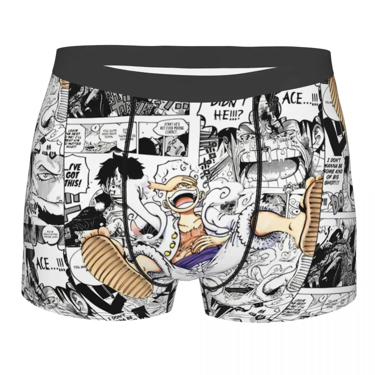 Boxershort - Zwarte mangapanelen