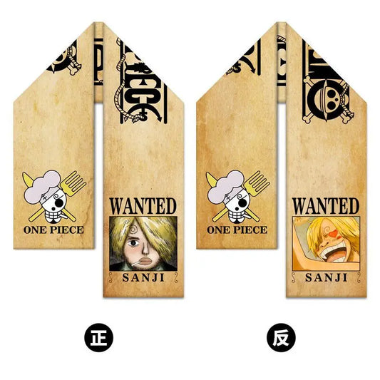 Sjaal One Piece – Wanted Sanji met glimlach