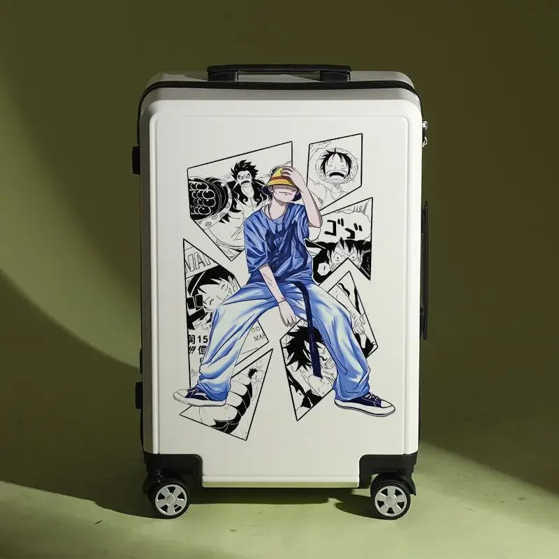 One Piece-koffer - Illustratie van Trafalgar Law (wit)