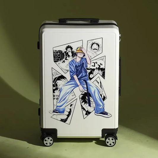 One Piece-koffer - Illustratie van Trafalgar Law (wit)