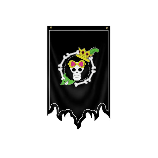 One Piece-vlag - Jolly Roger van Brook (Soul King)