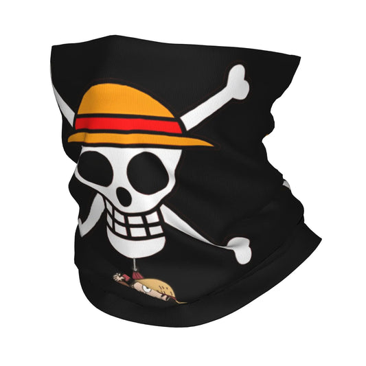 One Piece-colsjaal - Jolly Roger zwart