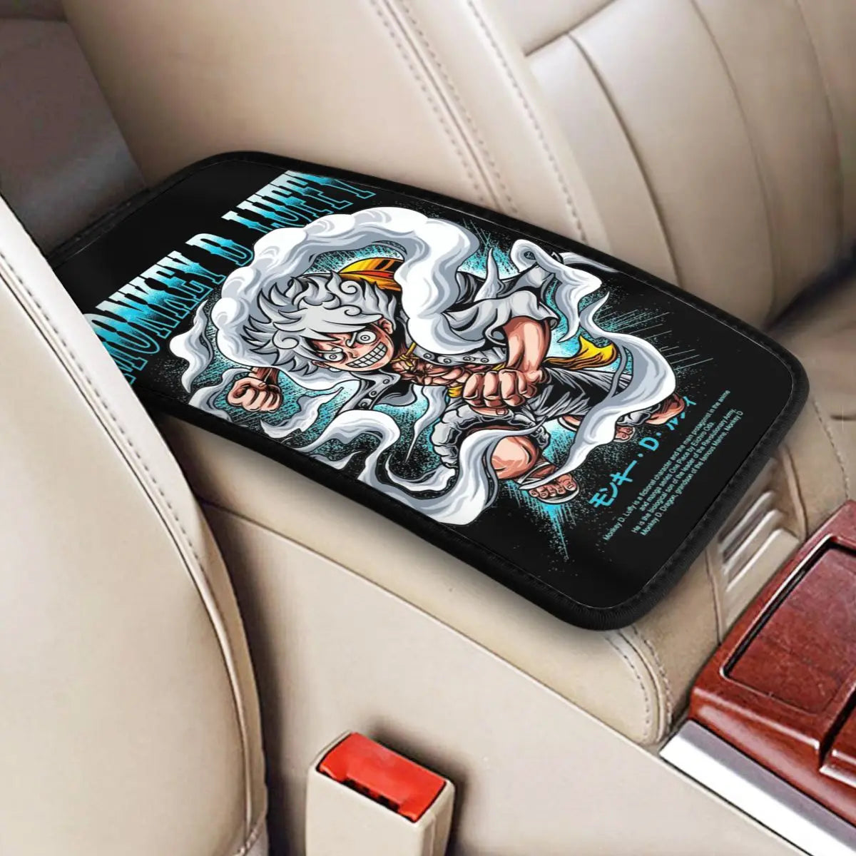 One Piece-armsteunmat - Verticaal portretdesign van Luffy Gear 5