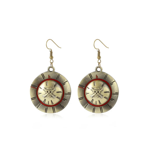 One Piece-oorbellen – Sogeking-schild (Usopp)