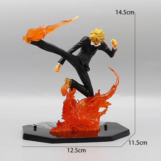 One Piece-figuur - Vinsmoke Sanji Diable Jambe (vlameffecten)