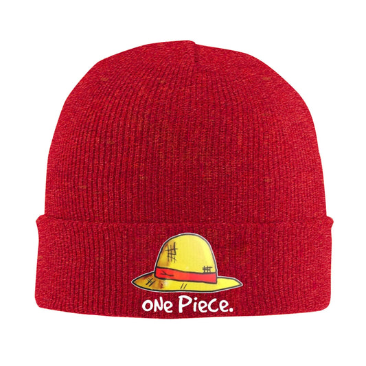 One Piece-muts - omslag geborduurd rood
