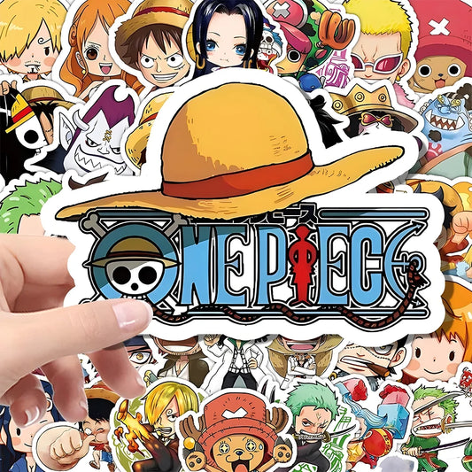 One Piece-stickerpakket – Kawaii- en chibi-ontwerpen (diverse personages)