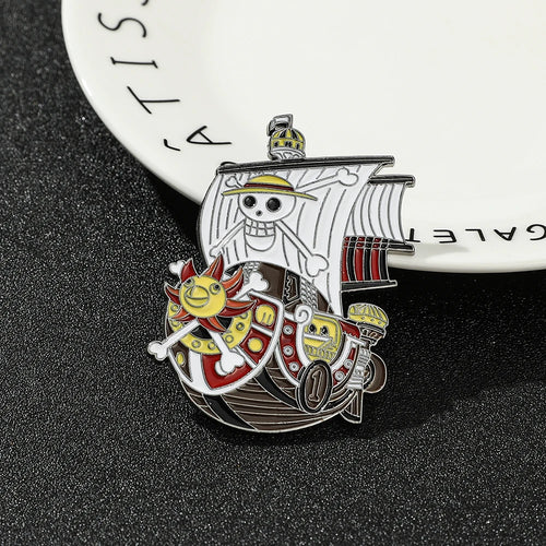 One Piece-broche - geëmailleerde pin van de Vogue Merry & bemanning