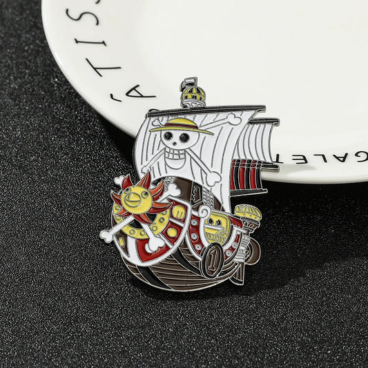 One Piece-broche - geëmailleerde pin van de Vogue Merry & bemanning