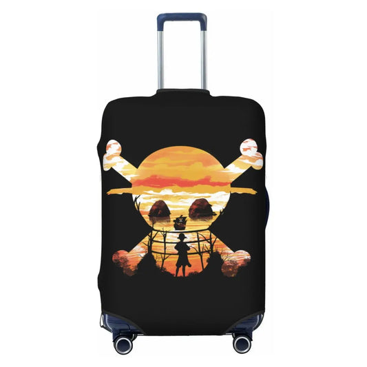 One Piece-koffersetui - Jolly Roger met schedel en gekruiste botten