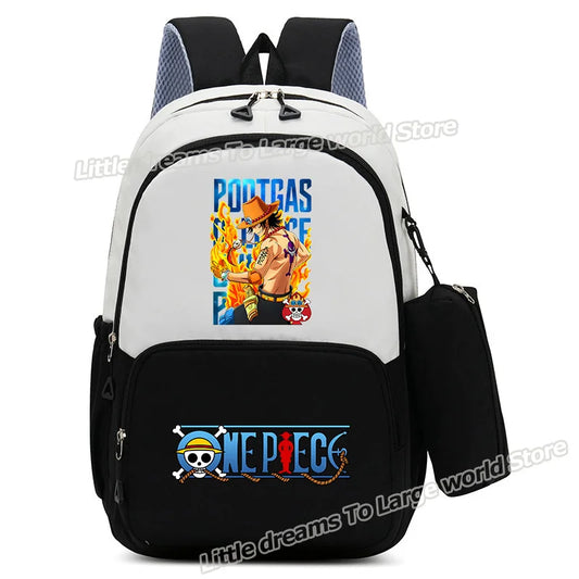 One Piece-rugzak – Monkey D. Luffy popart in meerdere kleuren