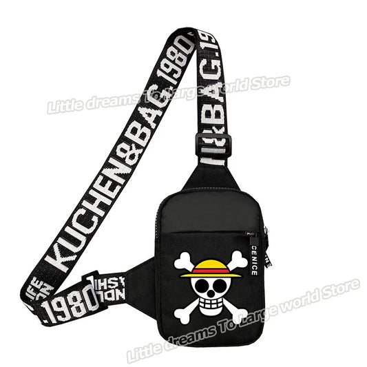 One Piece-schoudertas – Embleem van de Strohoedpiraten