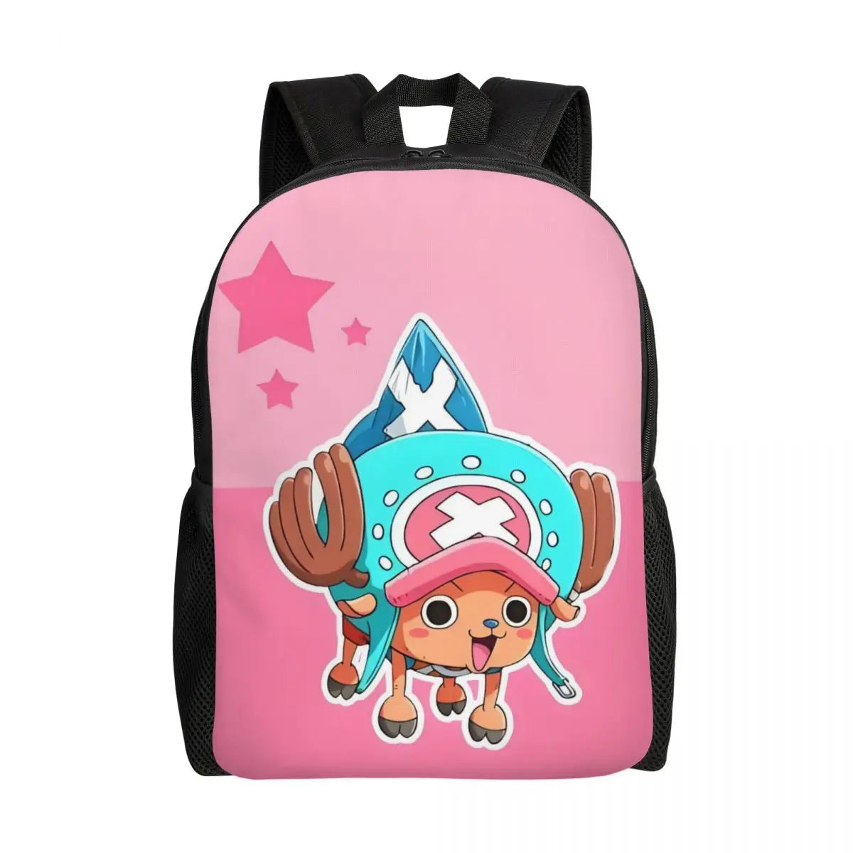 Tony Tony Chopper One Piece-rugzak – roze sterren, kinderlijk