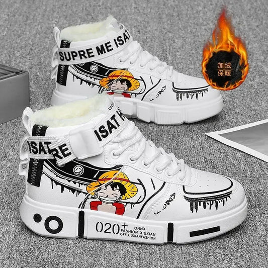 One Piece-sneakers - witte streetwear Zoro