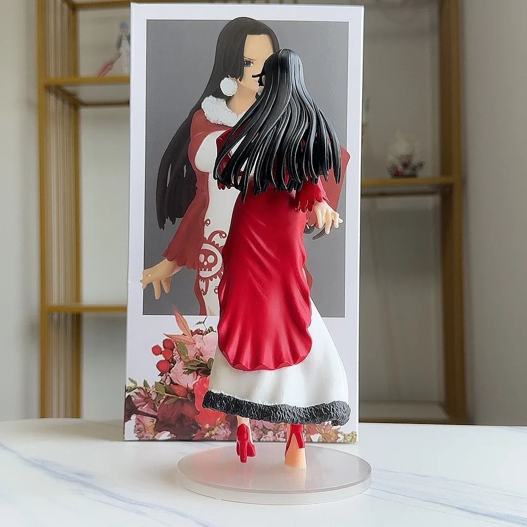 One Piece-figuurtje - Boa Hancock (rode jurk van de piratenkeizerin)