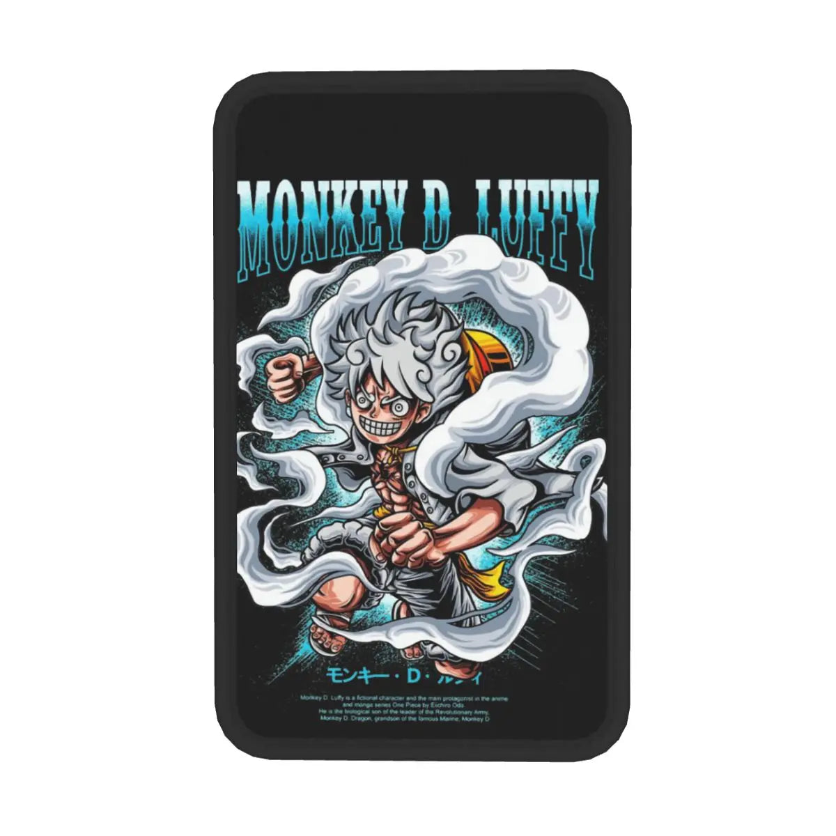 One Piece-armsteunmat - Verticaal portretdesign van Luffy Gear 5