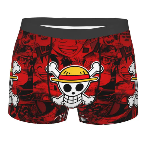 Boxershort - Rode Jolly Roger