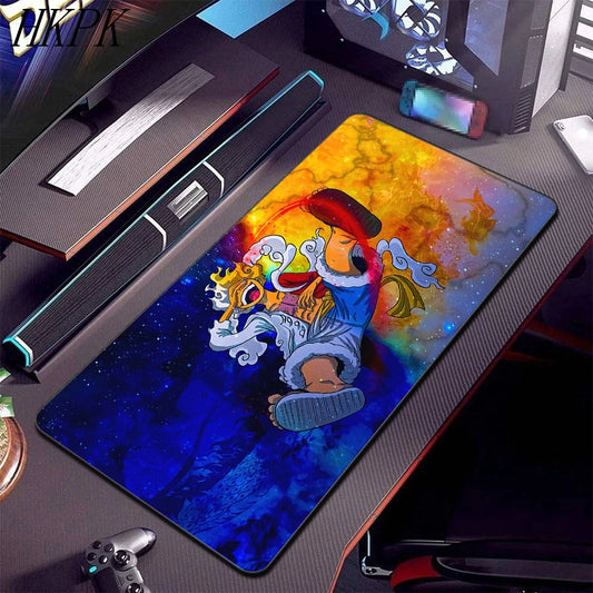 One Piece-bureaumat - Gear 5 Luffy met hemelse aura
