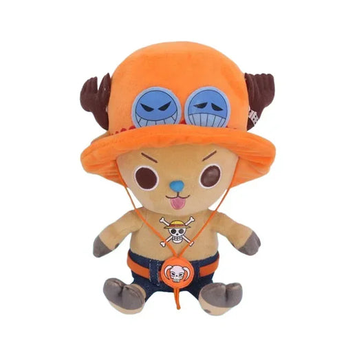 One Piece-knuffel - Tony Tony Chopper met oranje hoed