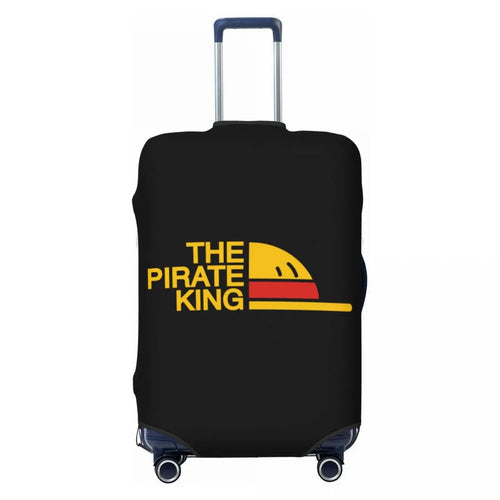 One Piece-koffersetui - Badge "THE PIRATE KING" in goud en zwart